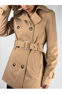 Trench Coat Diana Bege com Cinto | Leamor