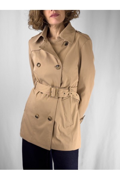 Trench Coat Diana Bege com Cinto | Leamor