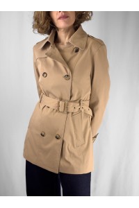 Trench Coat Diana Bege com Cinto | Leamor